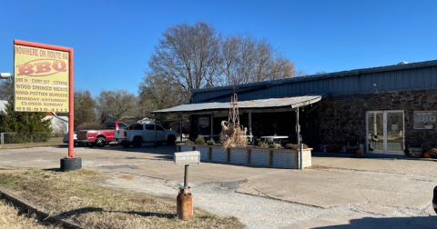 Don't Pass By This Unassuming BBQ Restaurant Housed In An Old Oklahoma Gas Station Without Stopping